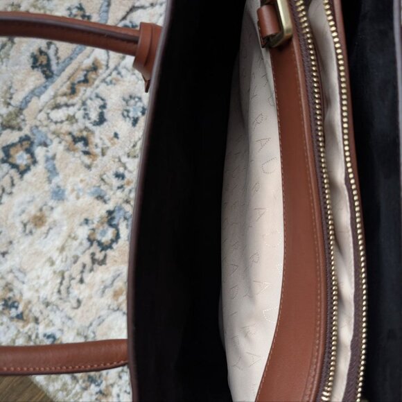 Radley London Liverpool Street 2.0 Medium Leather Satchel Bag Tortoise Color - Picture 8 of 15